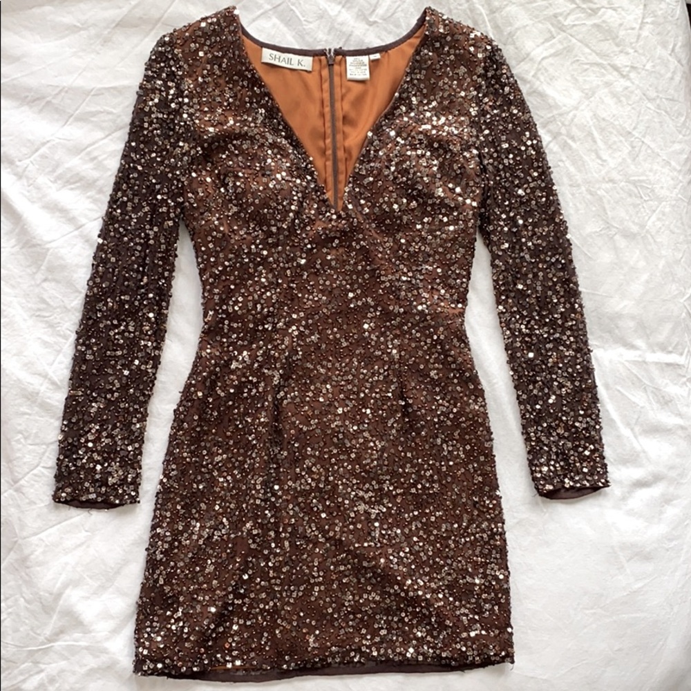 Shail K Bodycon Sequin Dress
